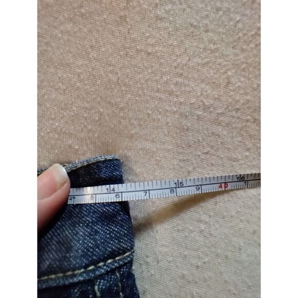 VINTAGE TOMMY JEANS HILFIGER Y2K BUTTON FRONT WOMENS SKIRT SIZE 7 - Picture 5 of 6